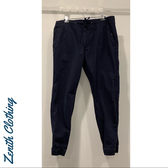 Gap chinos straight leg Joggers Navy Blue - Picture 2 of 7